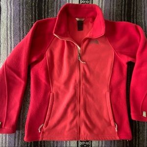 The North Face Fleece Jacket - Coral/Pink - Women’s Large
